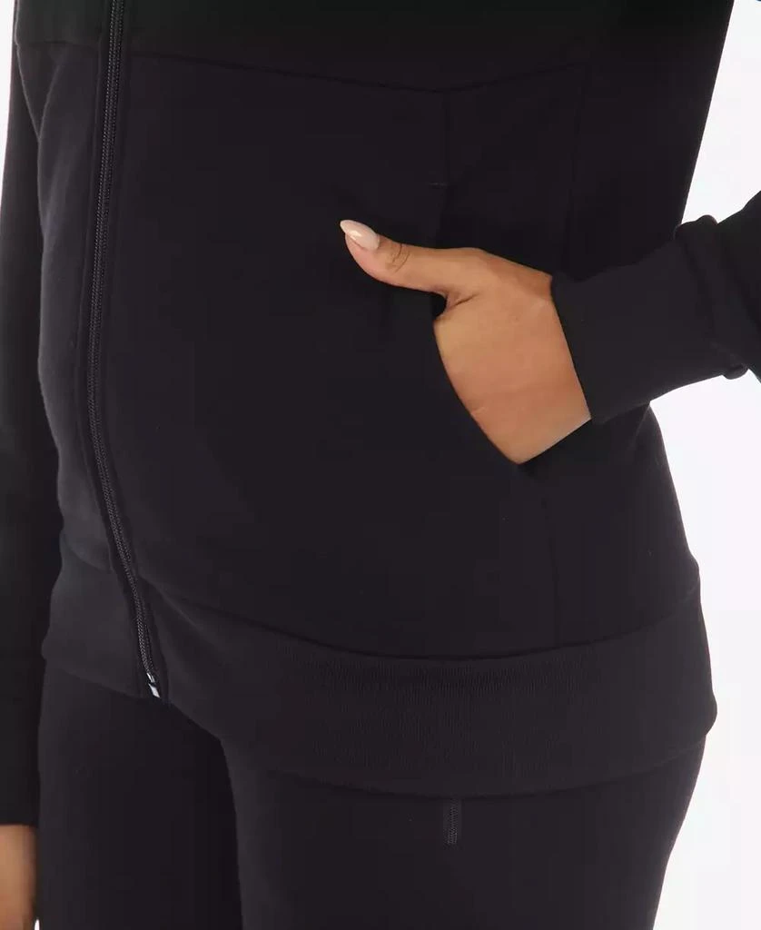 White Mark Women's Fleece Lined 2-Pc. Tracksuit Set 4