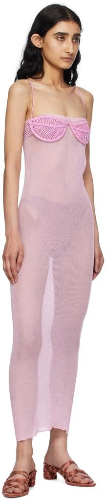 Isa Boulder SSENSE Exclusive Pink Maxi Dress & Bra Set 4