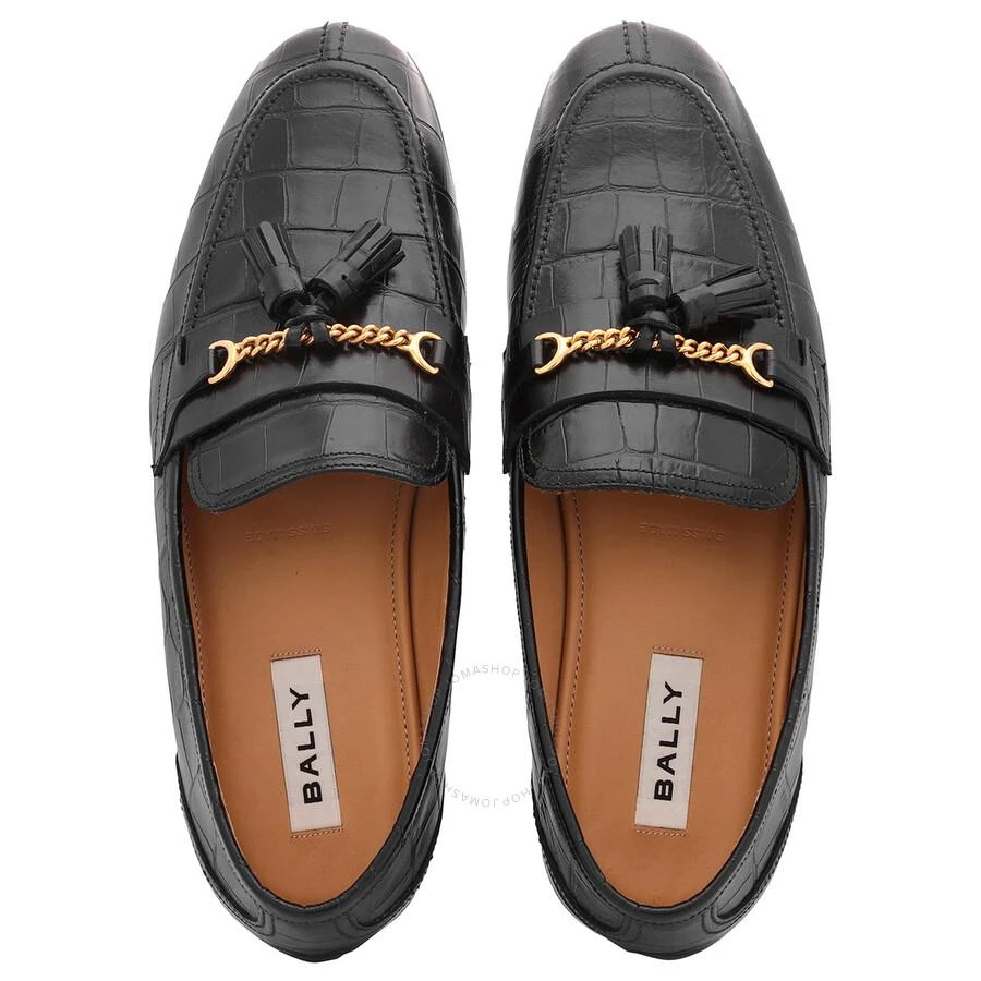 Bally Black Suisse Leather Loafers 3