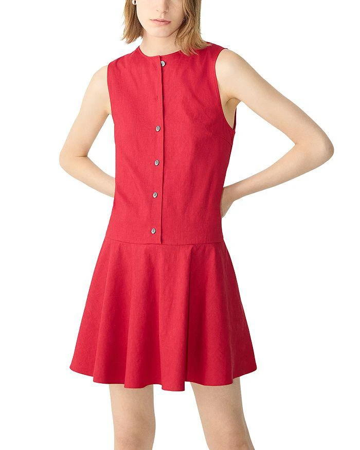 Sleeveless Linen Blend Mini Dress  On Sale Now with Up to 71% Off |  Discover Exclusive Deals & Savings at BeyondStyle  Authentic Theory dress|women  with Limited-Time Discounts, Free Shipping, and