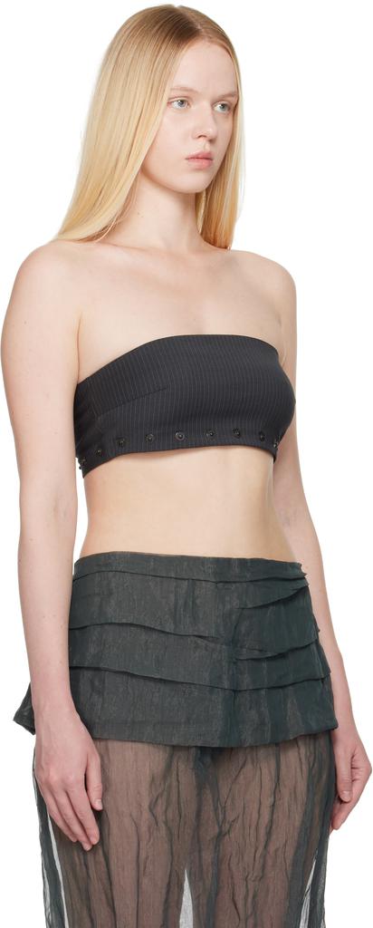 Paloma Wool Gray Nita Bandeau Top