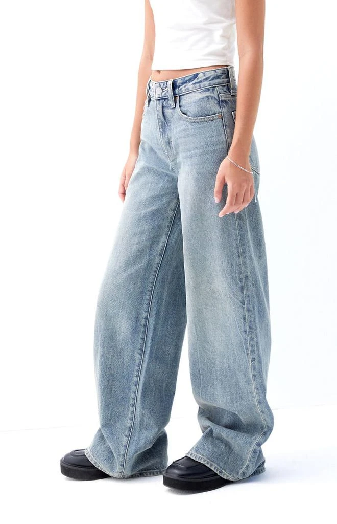 PacSun Jessie Medium Indigo High Waisted Baggy Jeans 3