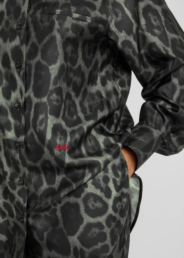 Stella McCartney Leopard-print silk shirt 5