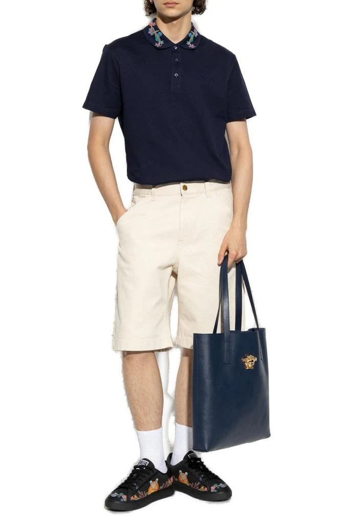 Versace Versace Logo-Patch Cargo Shorts 4
