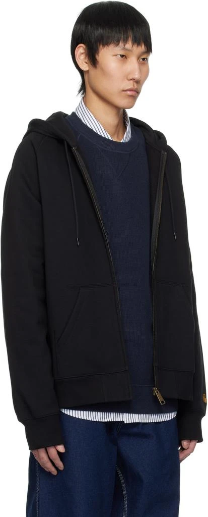 Carhartt WIP Black Chase Hoodie 2