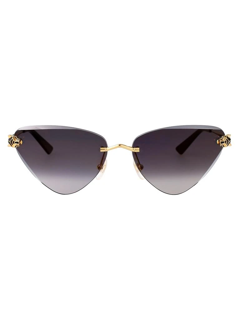 Cartier GOLD GOLD GREY ACETATE SUNGLASSES 1