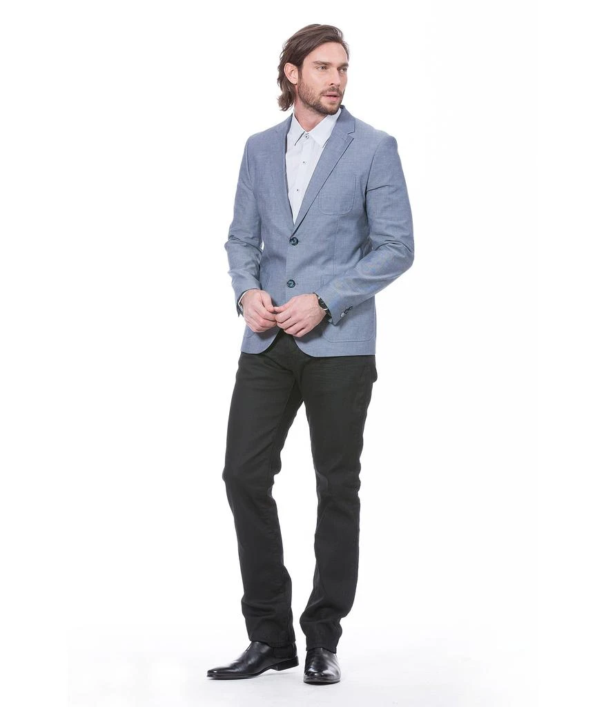 John Varvatos Bowery Fit Jean in Jet Black 5
