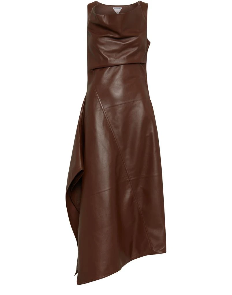 Bottega Veneta Asymmetric lamb leather dress 2