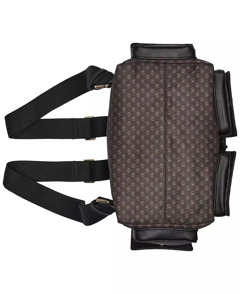 Calvin Klein Elora Nylon Mini Signature Front Buckle Backpack 5