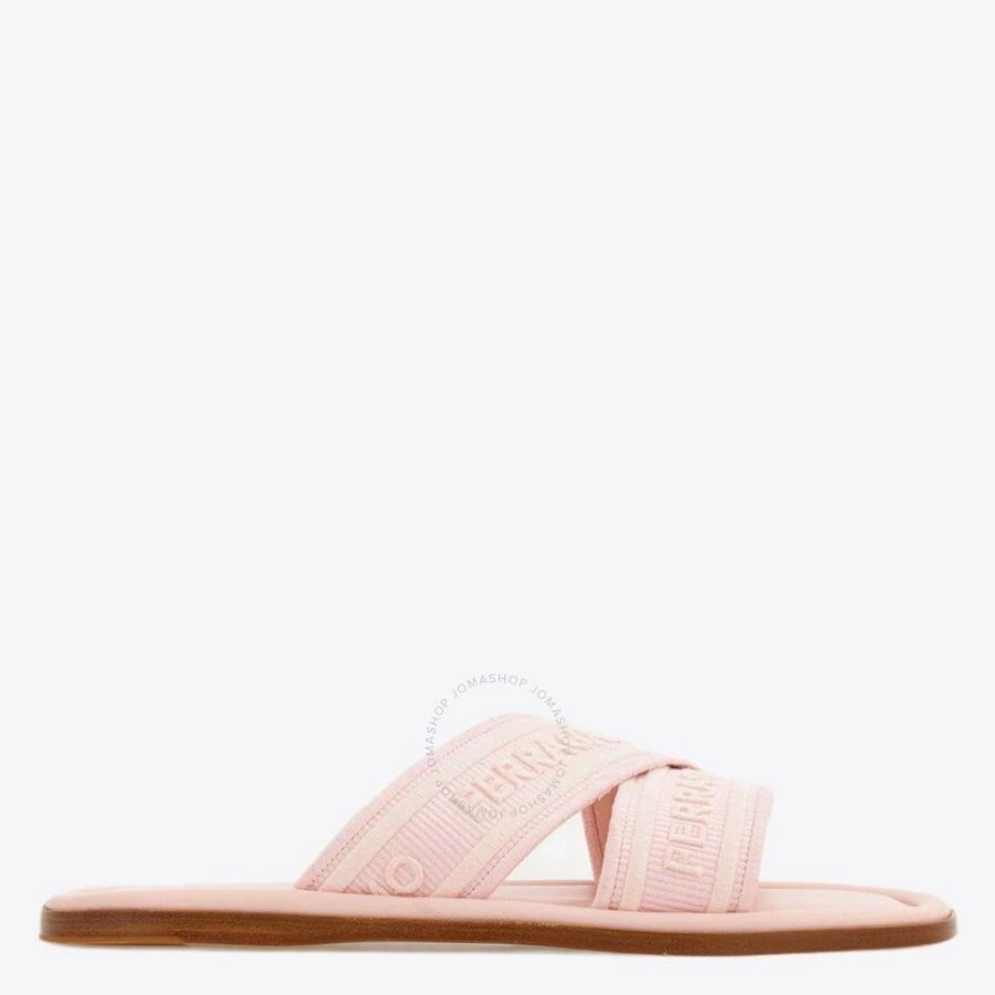 Salvatore Ferragamo Ladies Laurene Logo Slides 1