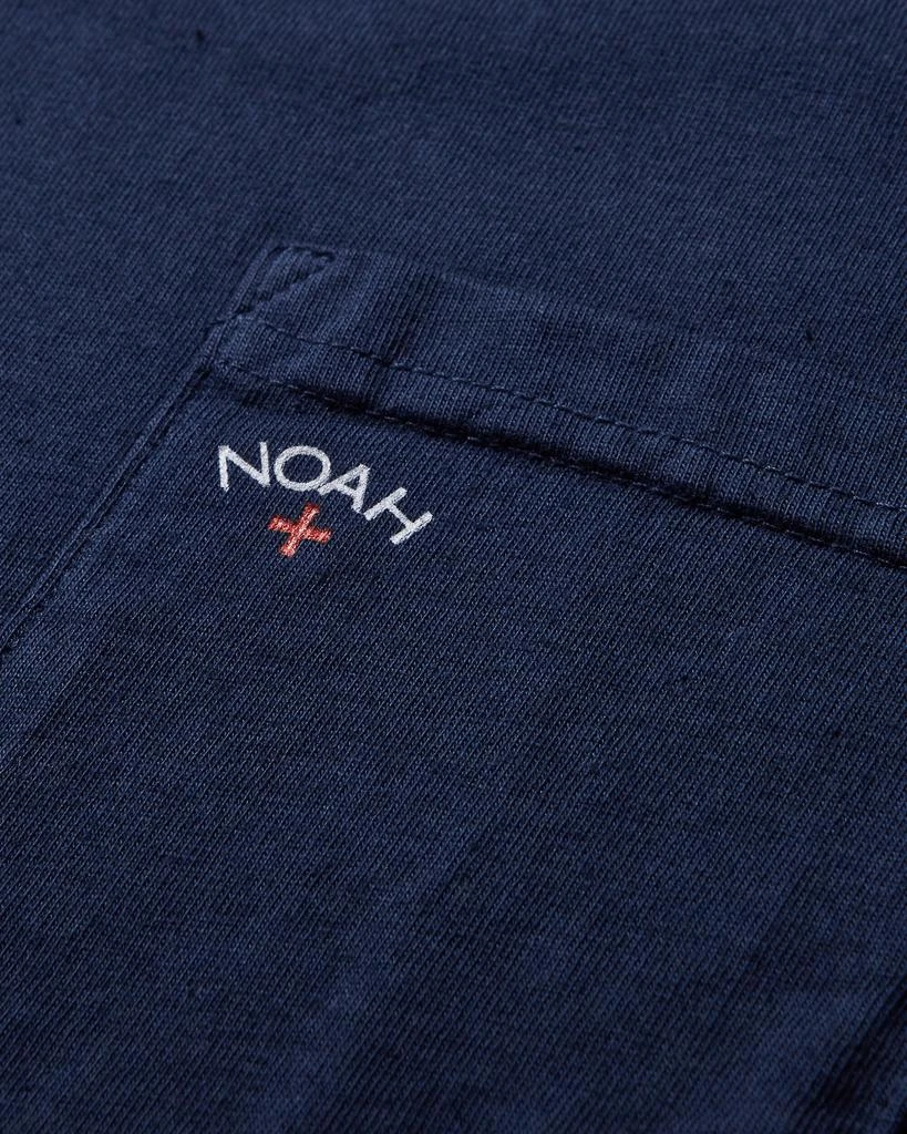 Noah Men's Core Logo Pocket T-Shirt Navy 4