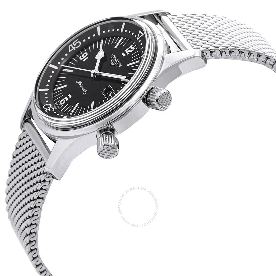 Longines Heritage Automatic Black Dial Men's Watch L3.374.4.50.6 2