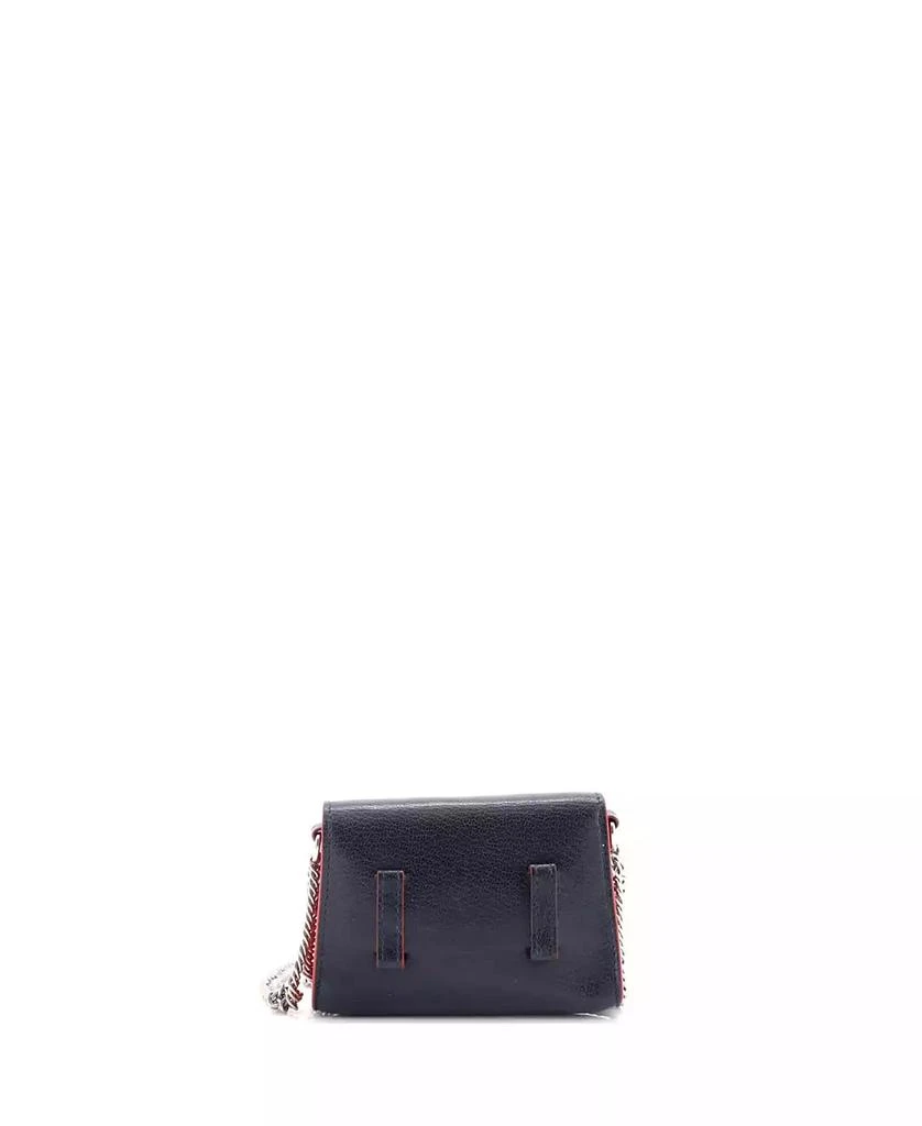 Pre-Owned Givenchy Mini GV3 Flap Bag Leather with Suede 4