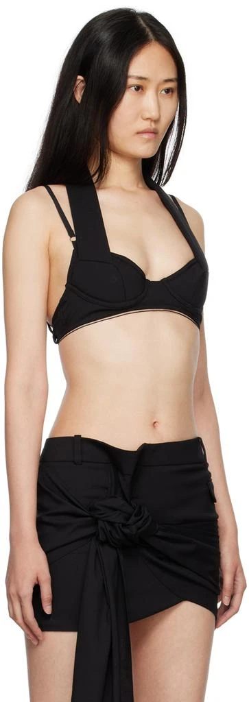 Jacquemus Black Le Papier 'Le Haut Cuscinu' Bra 2