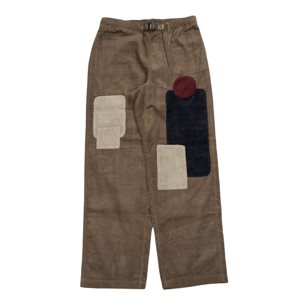 Brain Dead Patchwork Cord Climber Pants in Brown