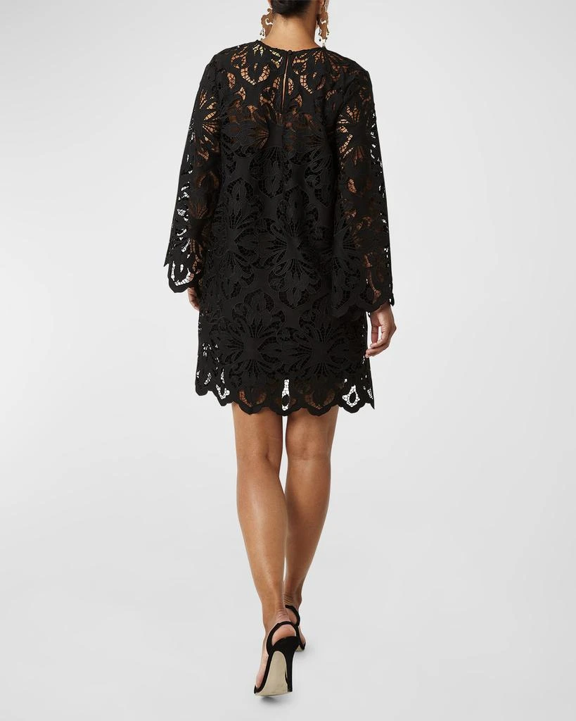Mestiza New York Long-Sleeve Sheer Lace Mini Dress 4