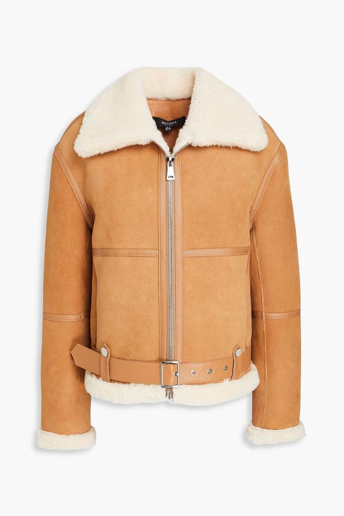 Muubaa Belted shearling jacket