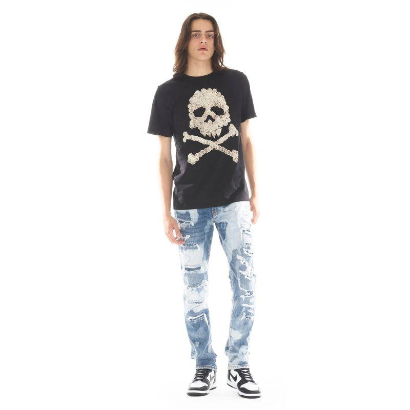Cult Of Individuality Short Sleeve Crew Neck Tee "Stay Safe" 1