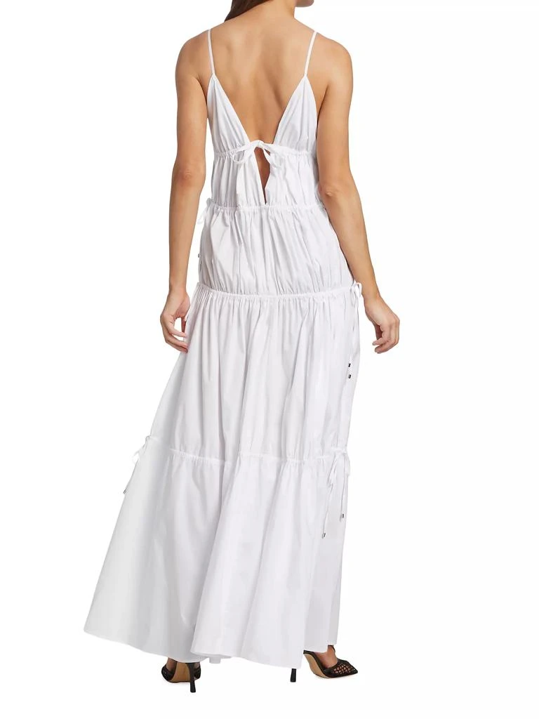 Jonathan Simkhai April Tiered Gathered Maxi Dress 5