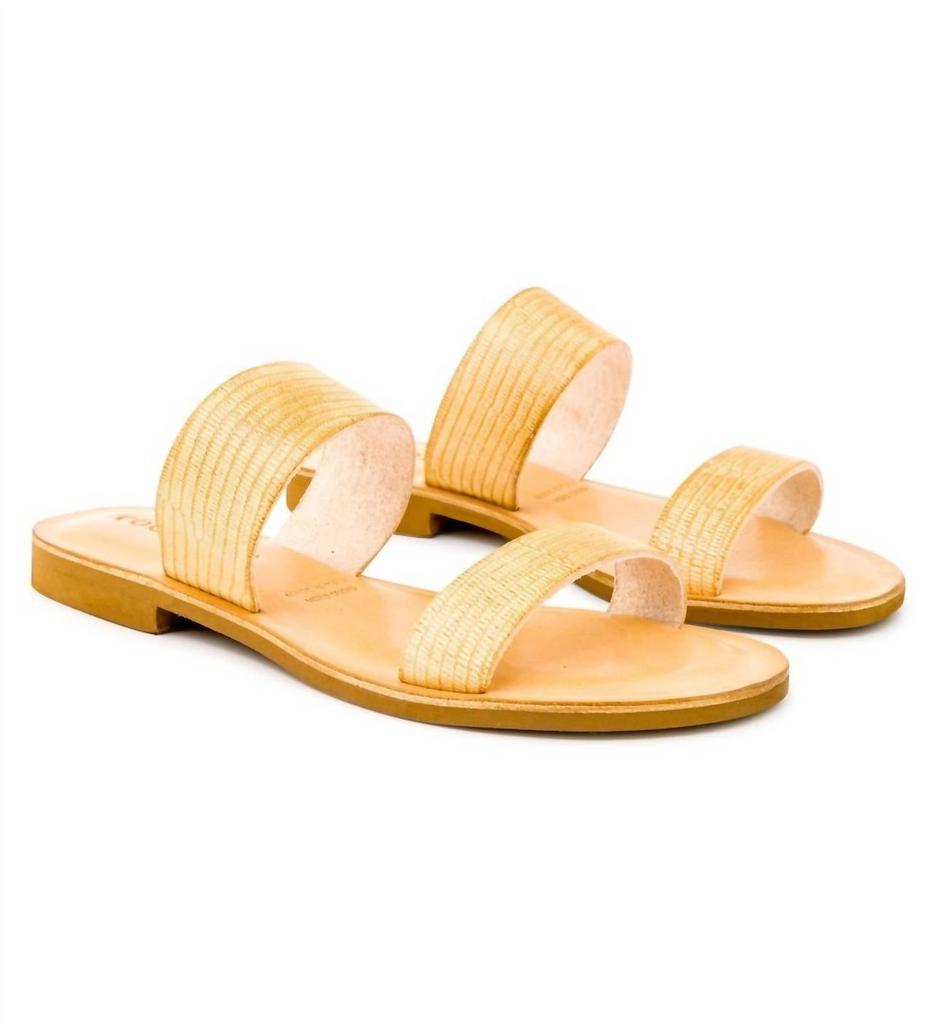 Cocobelle LEATHER SLIDE SANDAL
