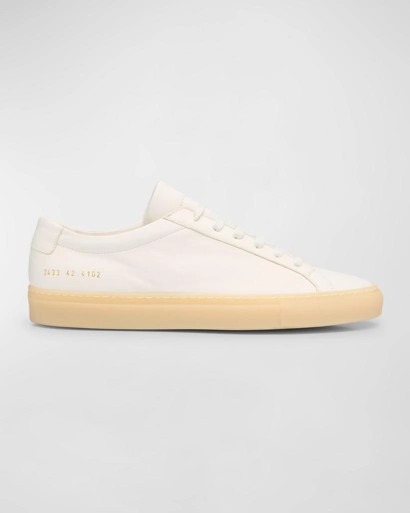 Common Projects Men's Achilles Gumsole Leather Low-Top Sneakers 1