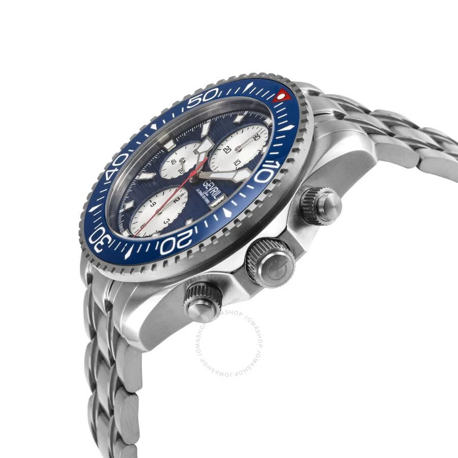 Gevril Hudson Yards Chronograph Automatic Blue Dial Men's Watch 48815B 3