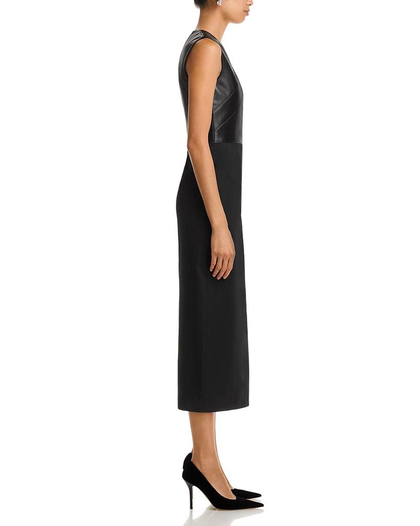 chinese dress ladies Hugo Boss Dimira Faux Leather Dress main image 1