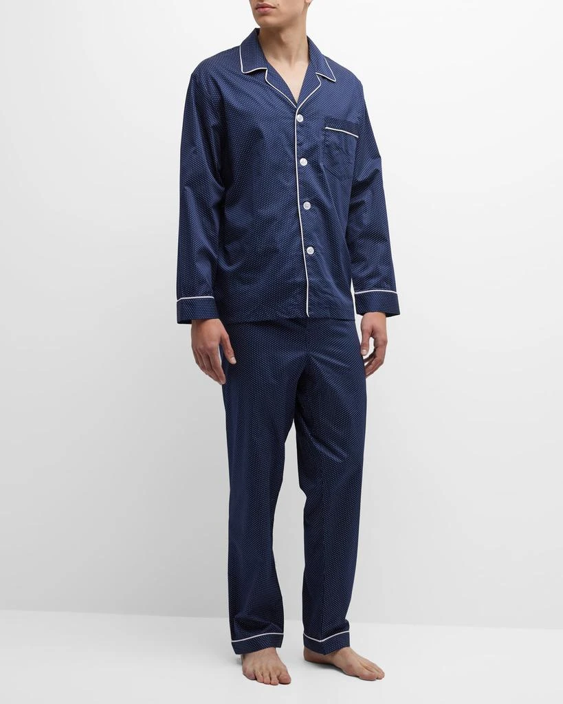 Majestic International Men
s Southport Long Pajama Set 2