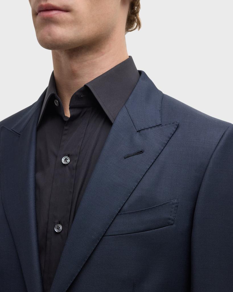 TOM FORD Men's Modern Fit Sharkskin Suit