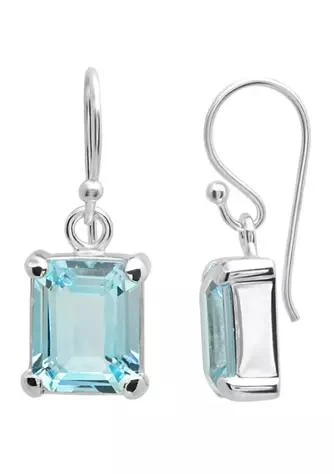 Belk 
Co. 5 ct. t.w. Sky Blue Topaz Earrings in Sterling Silver