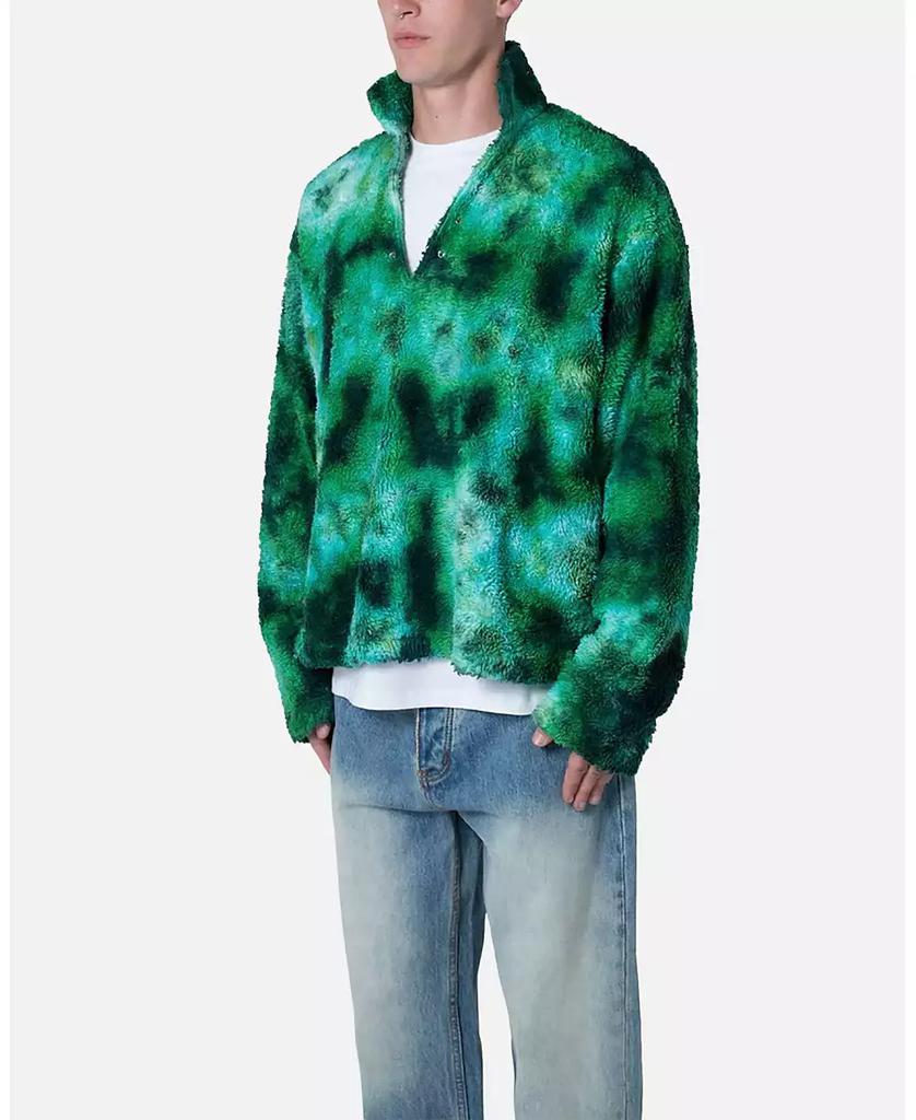 Loiter Men's Tie Dye Sherpa Pullover Sweater