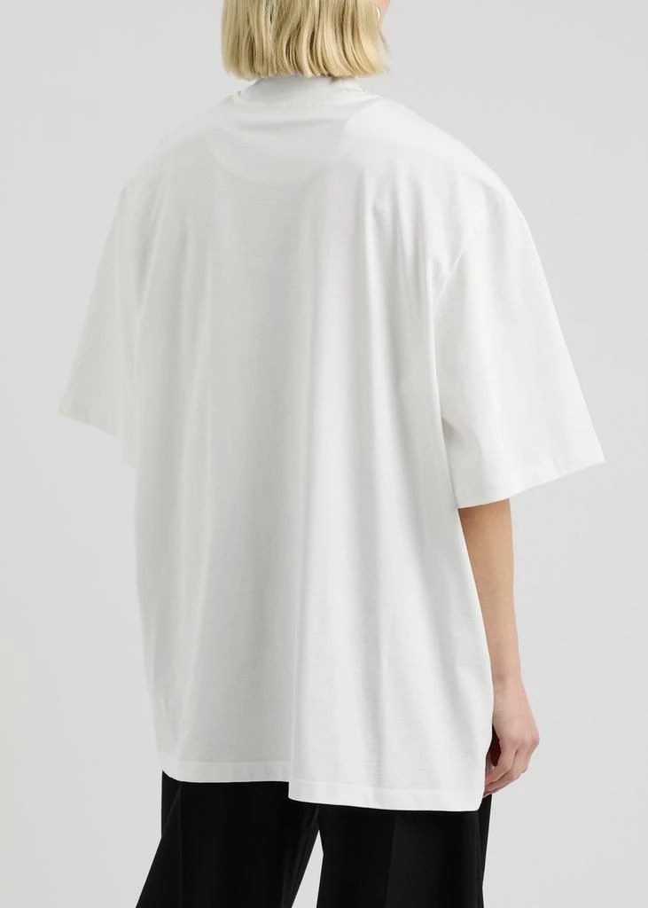 The Attico Logo-embroidered cotton T-shirt 3