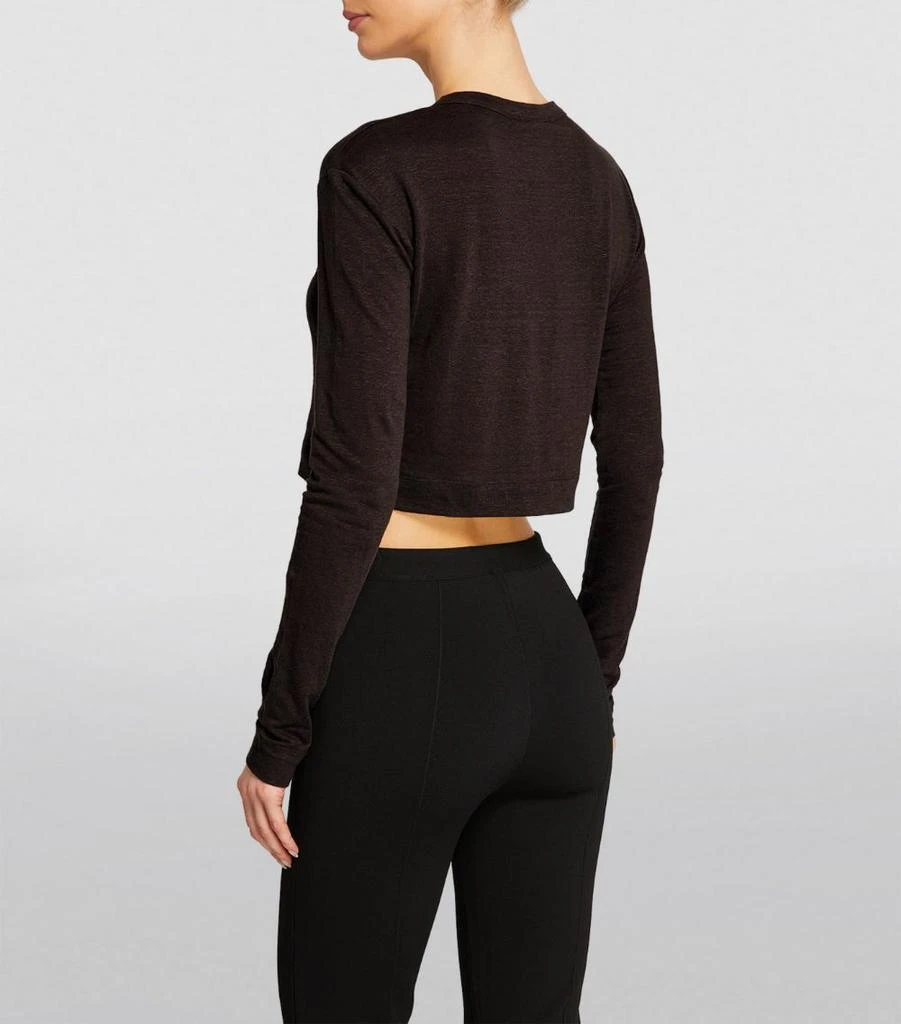 MAX&Co Linen Cropped Cardigan 4