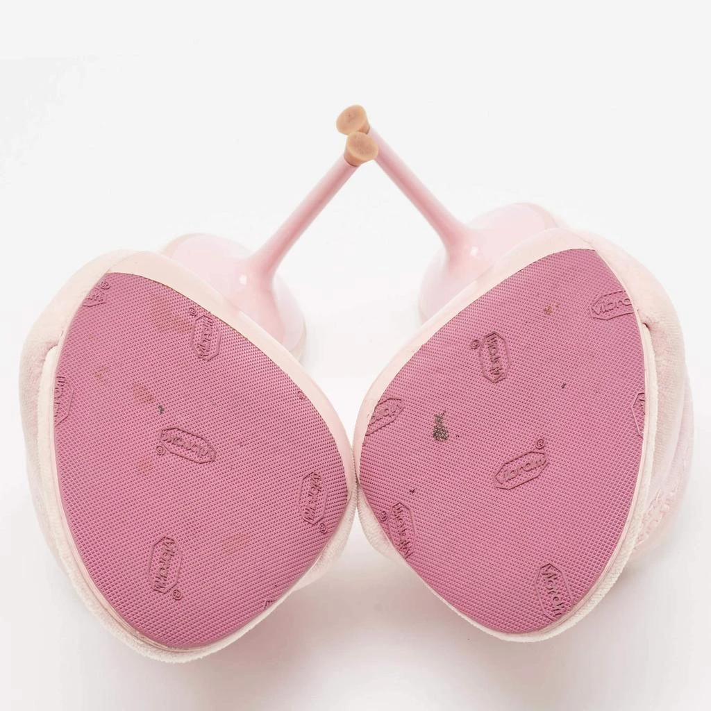 Alexander Wang Alexander Wang Pink Faux Fur Slide Sandals Size 38 6
