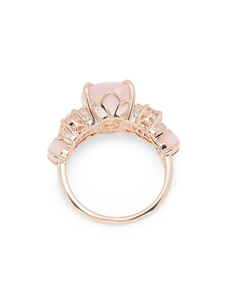 Effy 14K Rose Gold, Quartz, Opal, Moonstone 
0.15 TCW Diamond Ring 3