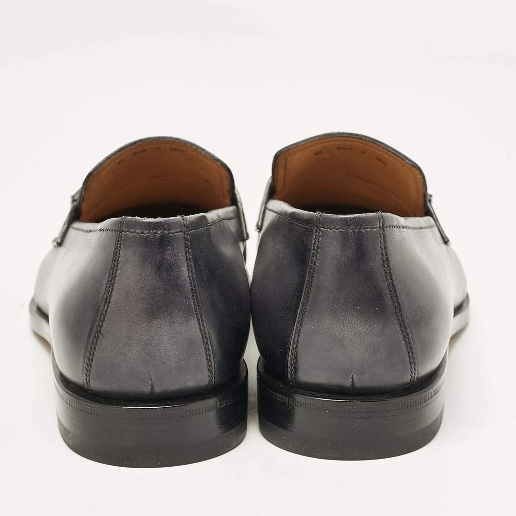 Berluti Berluti Grey Leather Penny Loafers Size 40.5 5