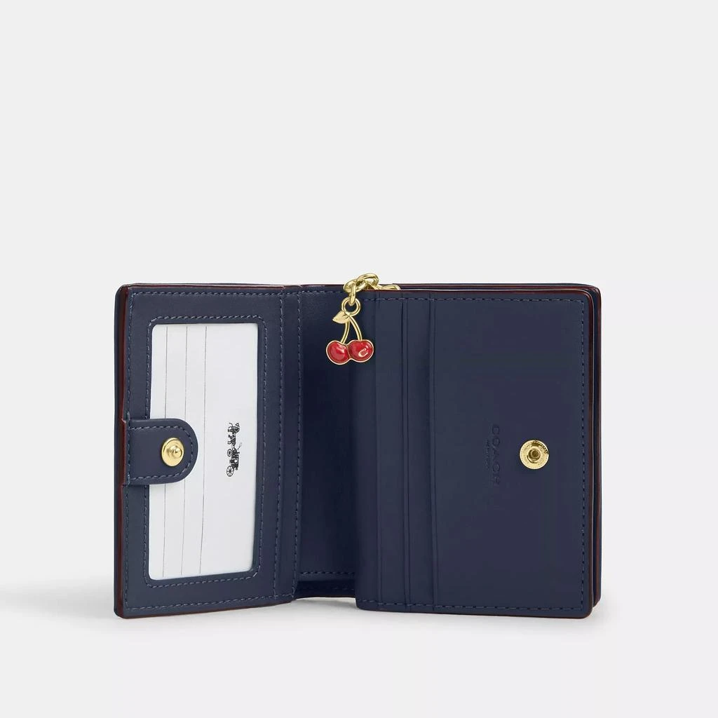 Coach Snap Wallet In Signature Denim 2