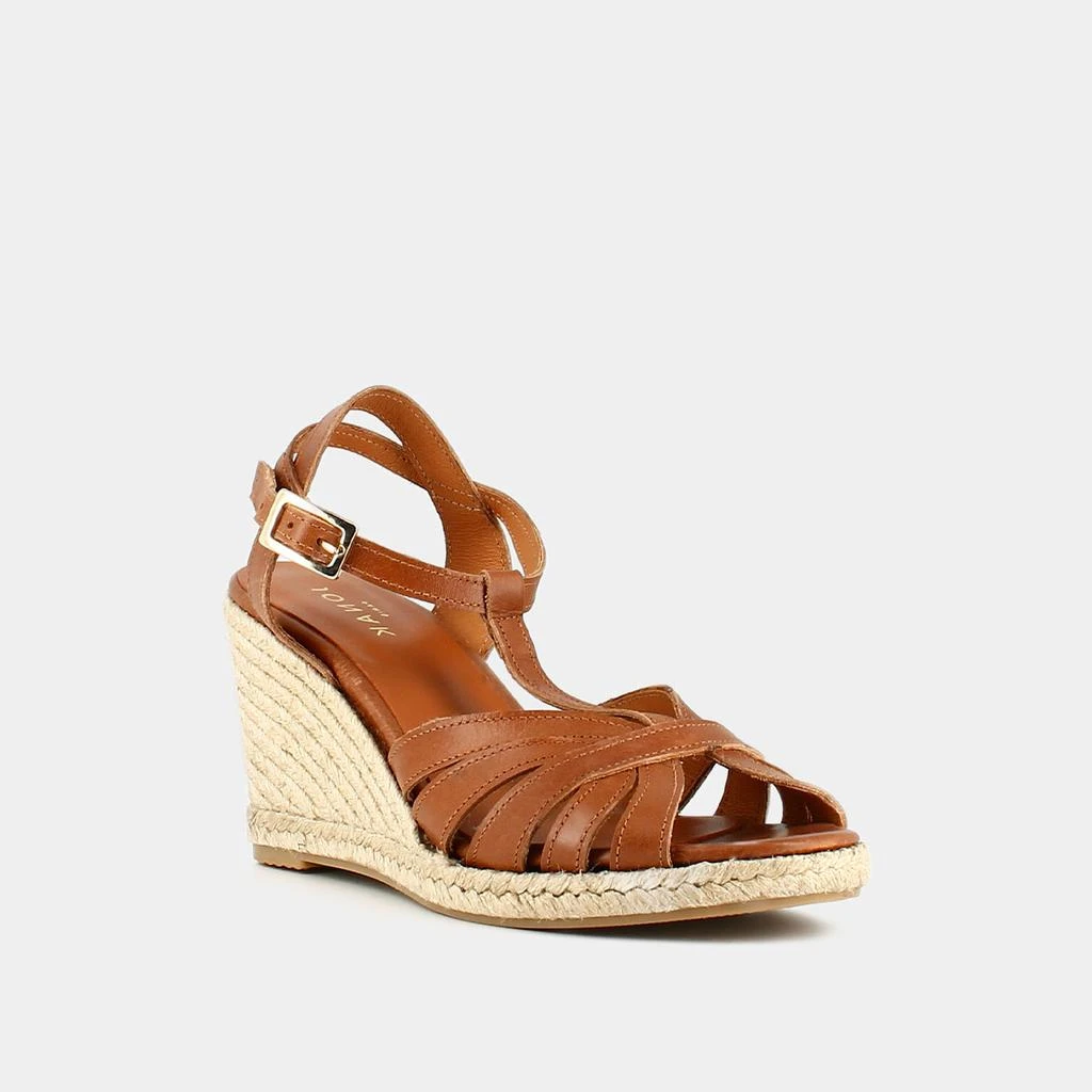 预计3周后发货 JONAK Jonak - Espadrilles Magnolia Cuir  - Cognac 5