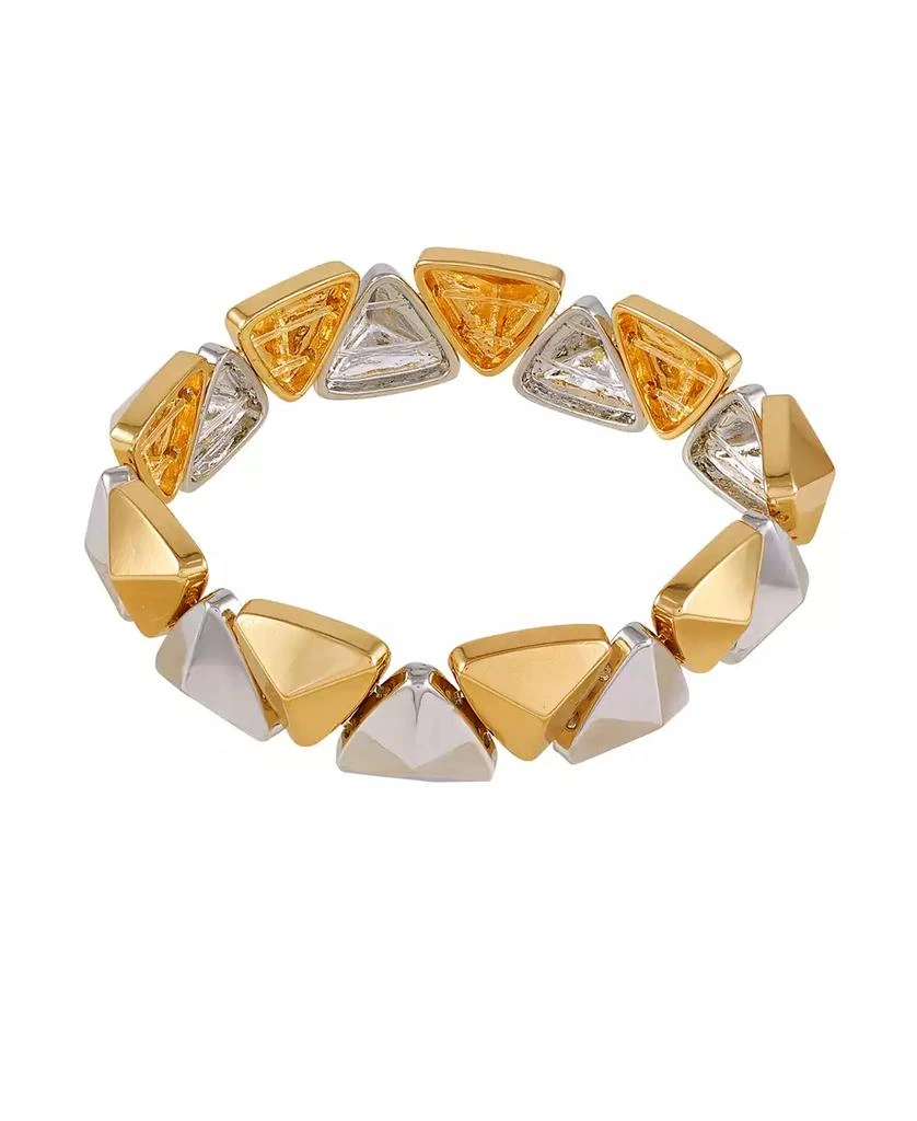 T Tahari Two-Tone Chunky Stretch Bracelet 1