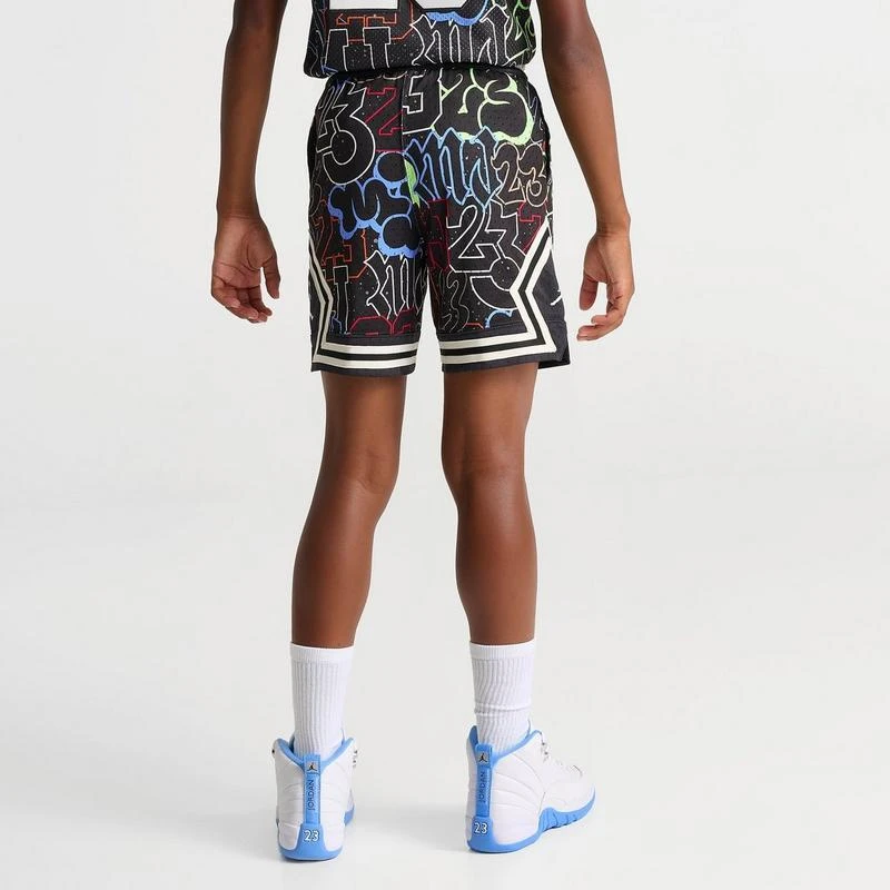 Jordan Big Kids
 Jordan Dri-FIT MJ Printed Sport Diamond Shorts 4