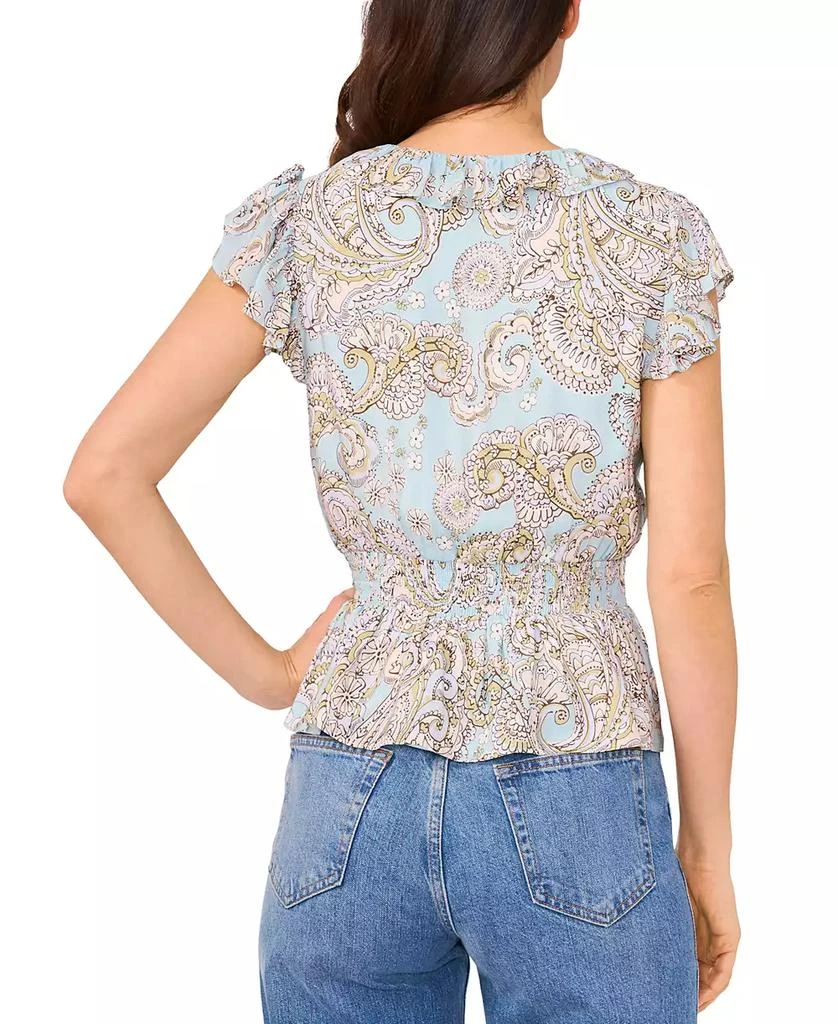Parker Women's The Margot Paisley-Print Ruffled Top 2