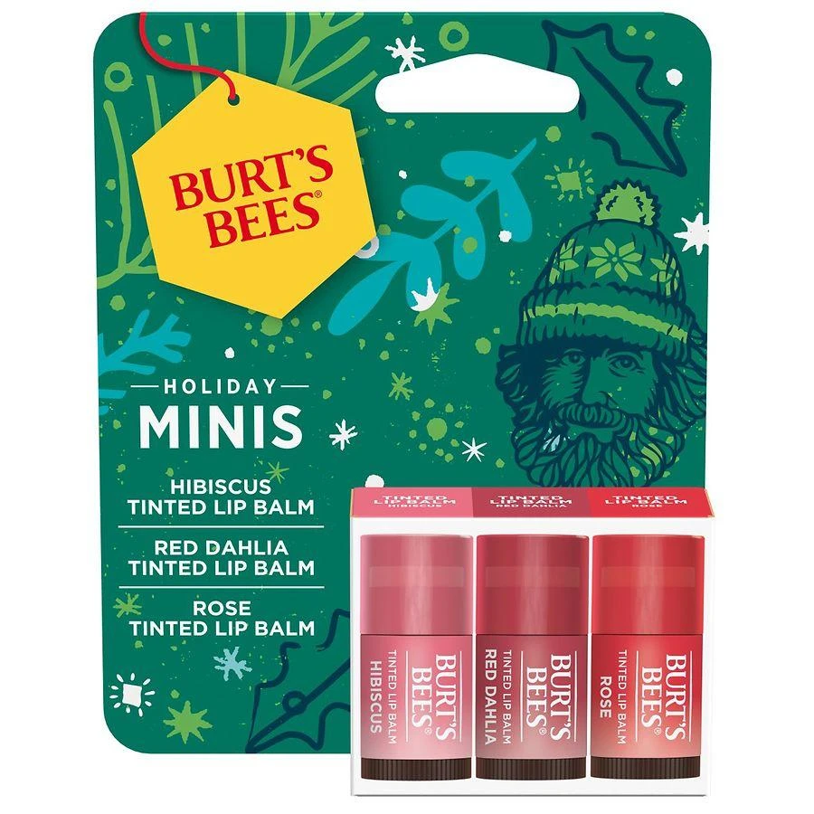 Burt's Bees Tinted Lip Balm Gift Set, Holiday Minis 1