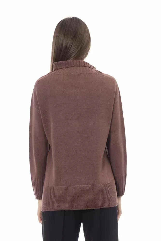 ALPHA STUDIO Alpha studio Brown TN Sweater 3