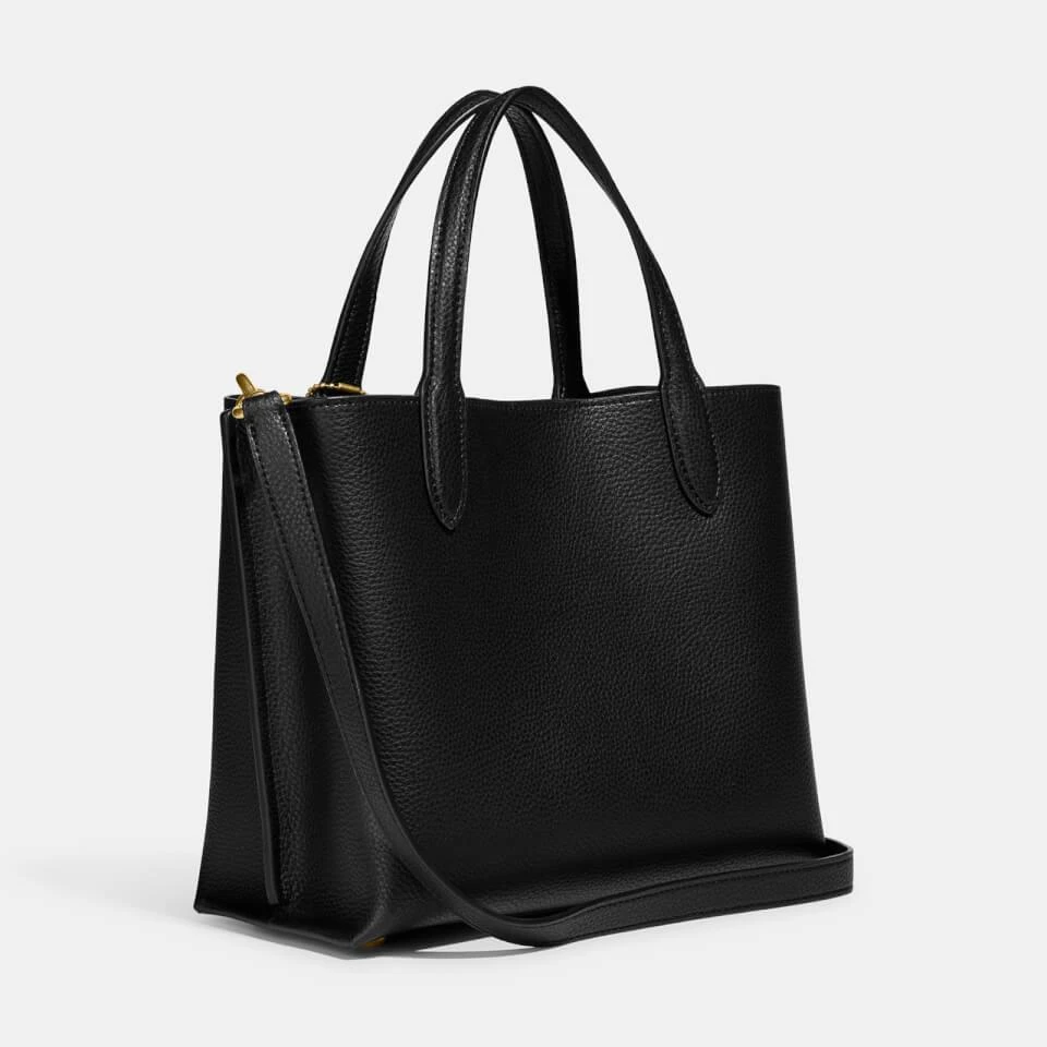 Coach Coach Polished Pebble-Grain Willow 24 Tote Bag 4