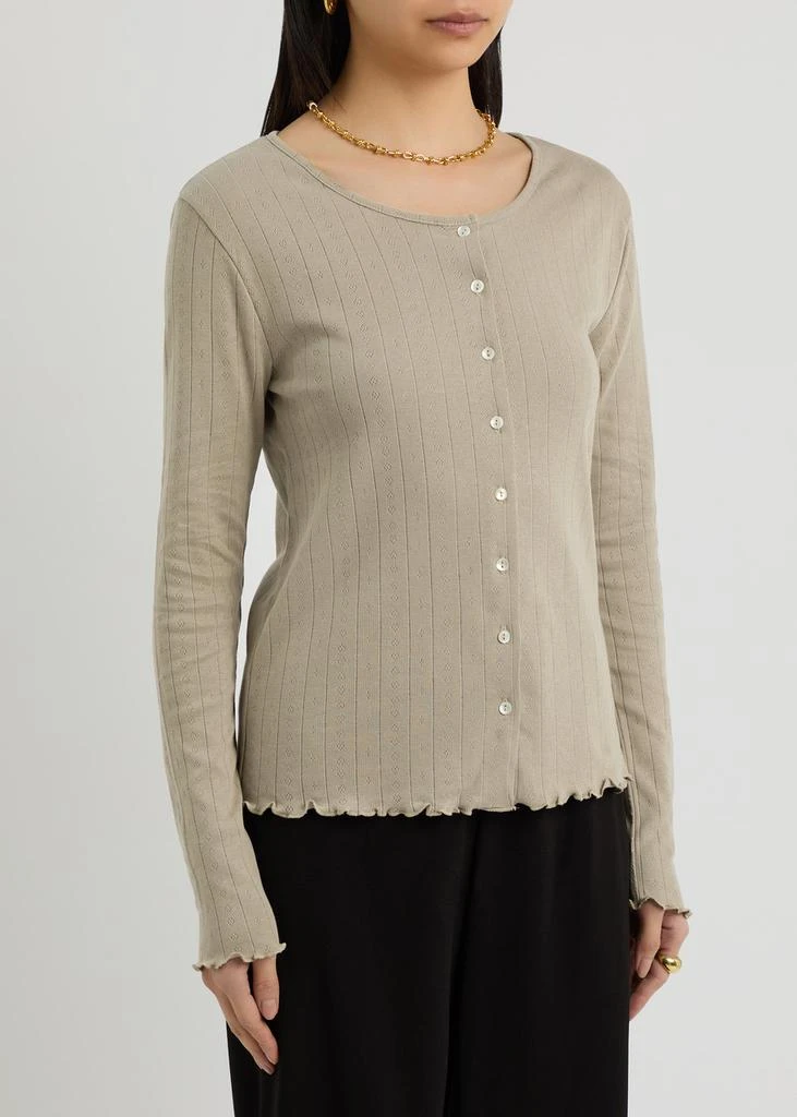 SKALL STUDIO Edie pointelle cotton top 2