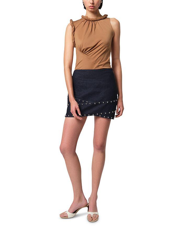 Apparis Bullet Raw Denim Crossover Skirt