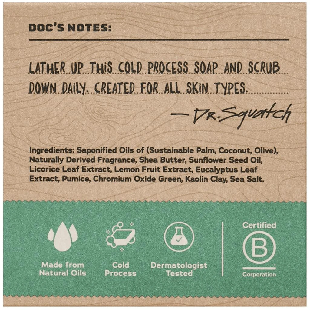 Dr. Squatch Dr. Squatch Rainforest Rapids Bar Soap 2