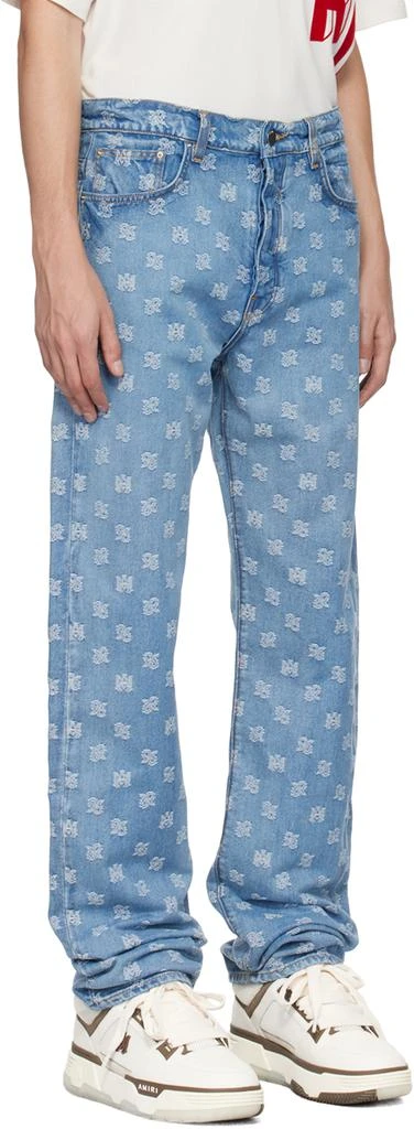 AMIRI Blue M.A. Paisley Straight Jeans 2