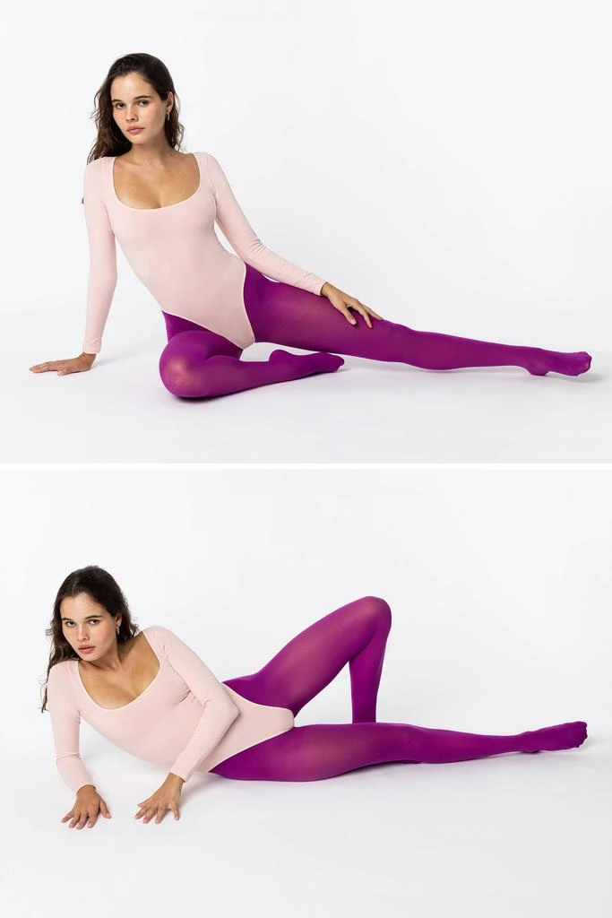 Los Angeles Apparel RN040 - 40 Denier Classic Opaque Tights 2