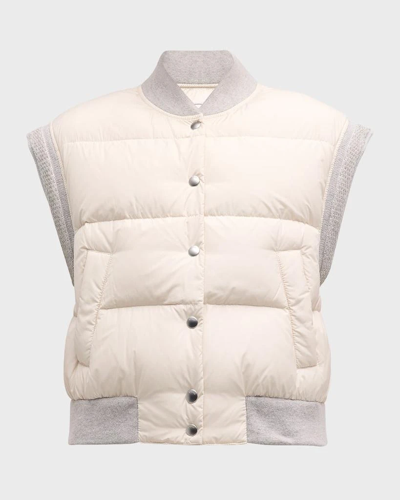 Peserico Chain-Trim Puffer Vest 1